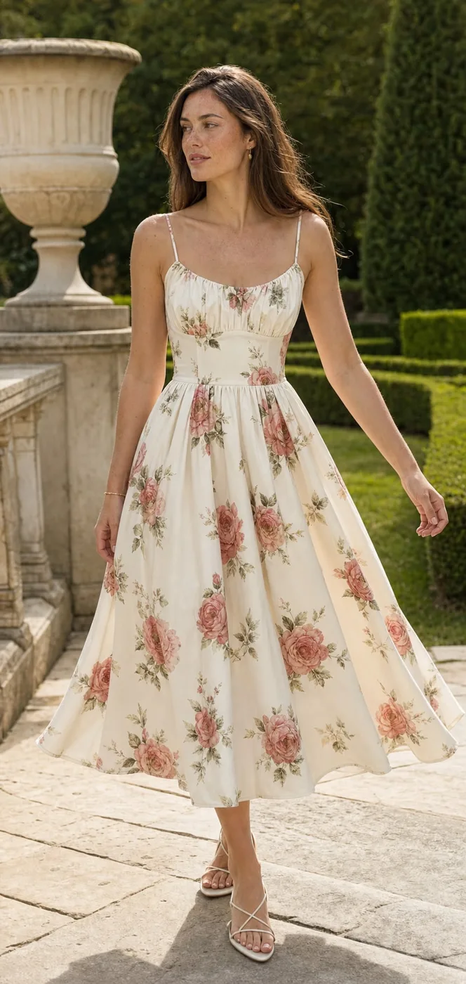 Garden Floral Sundress